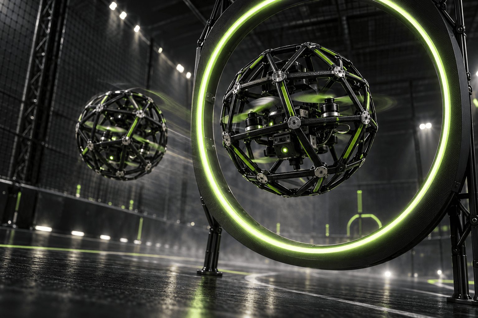 Drone Soccer robotics visual