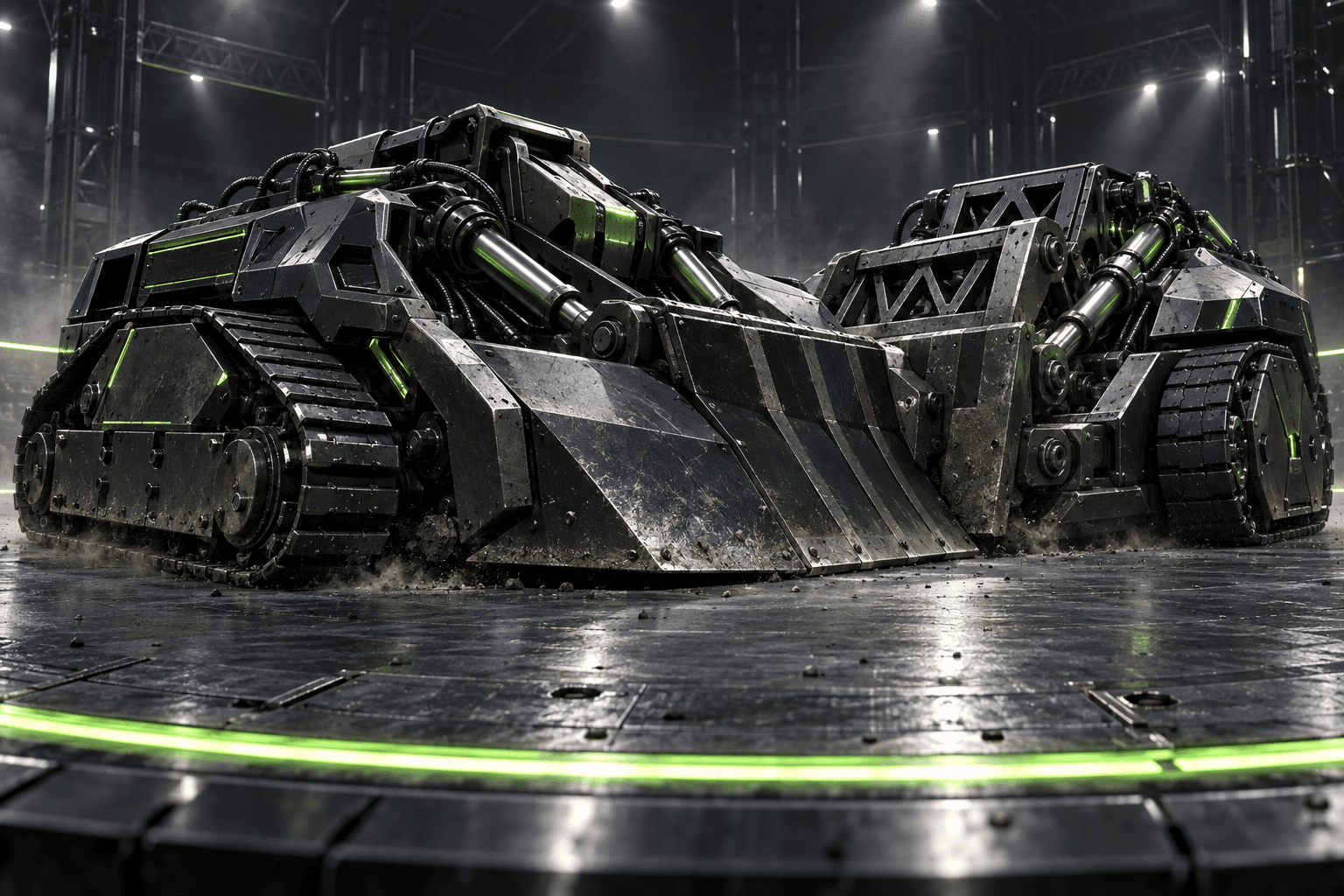 Mega Wrestling robotics visual
