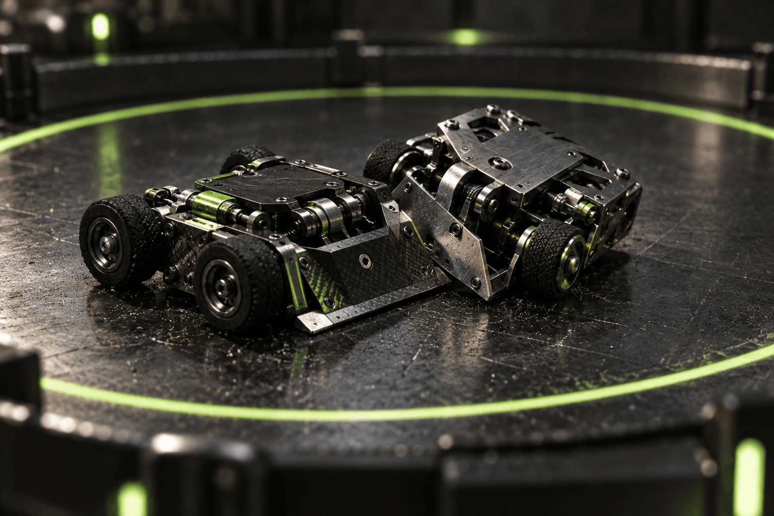 Micro Wrestling robotics visual