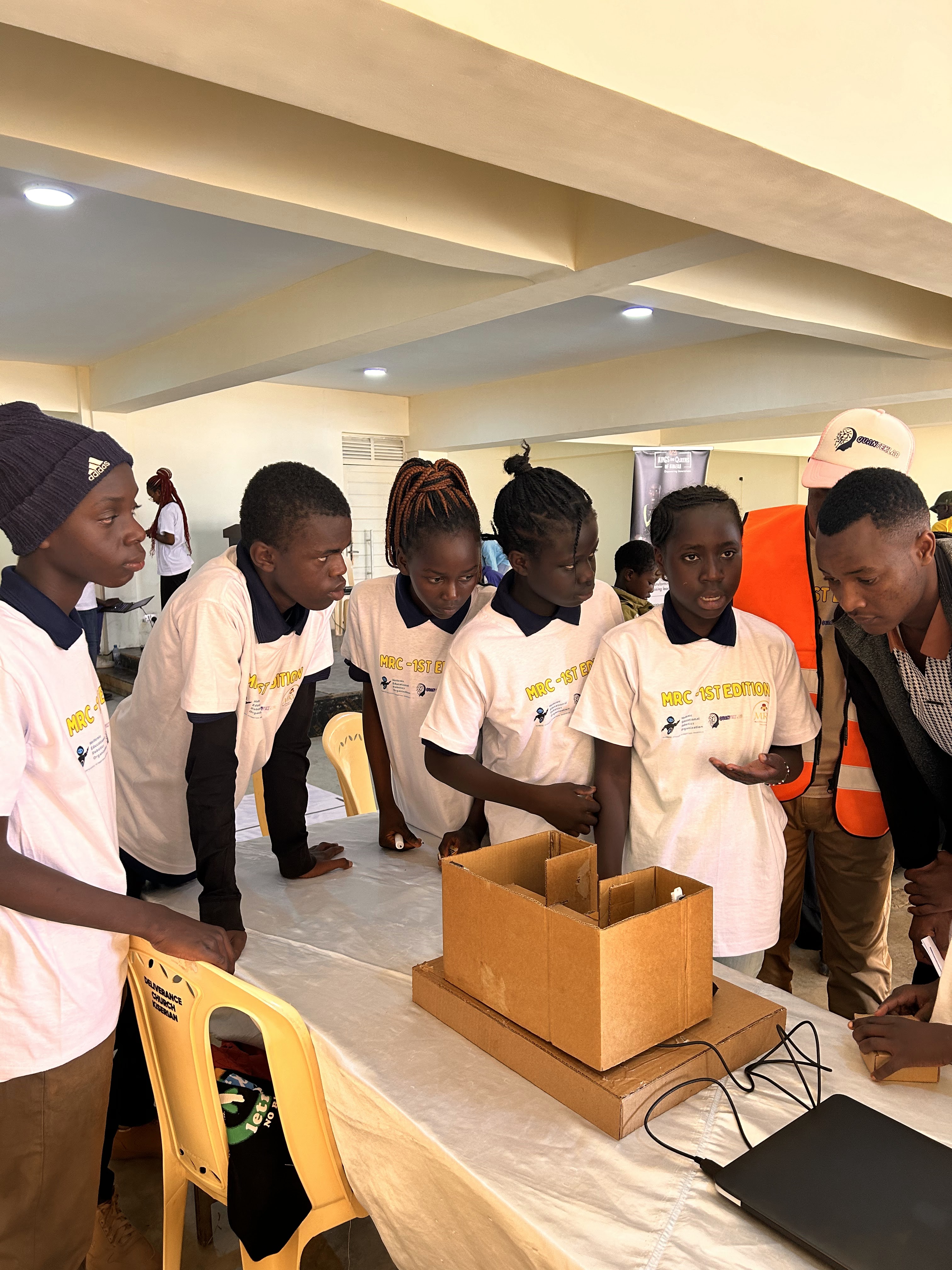 Young competitors in the robotics arena