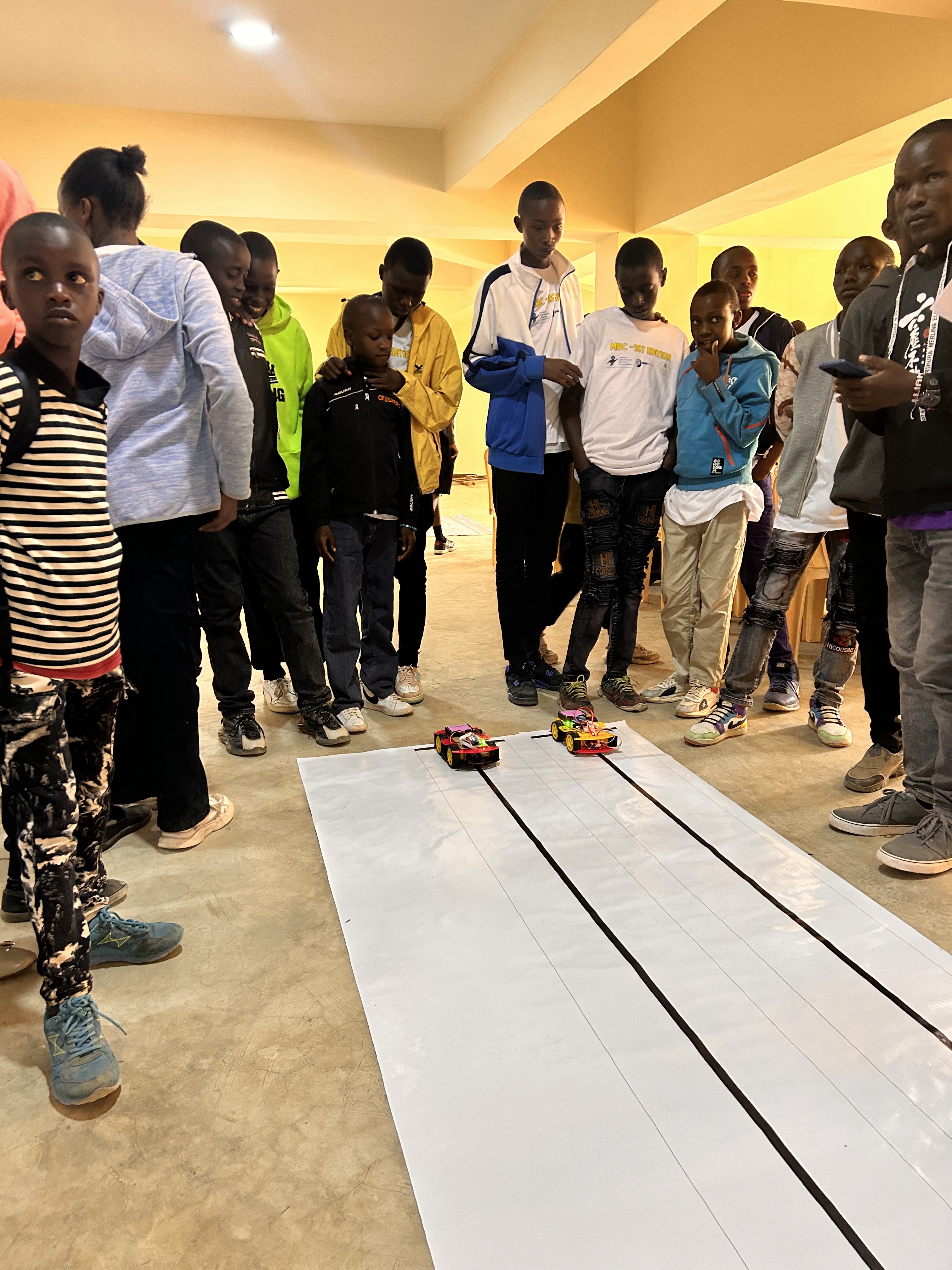 Young innovators at the MRC Kenya event