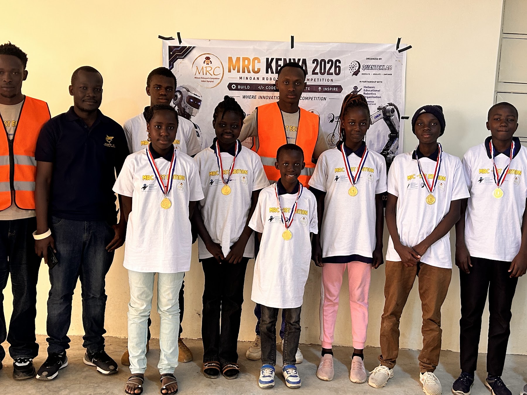 MRC Kenya robotics competition moment